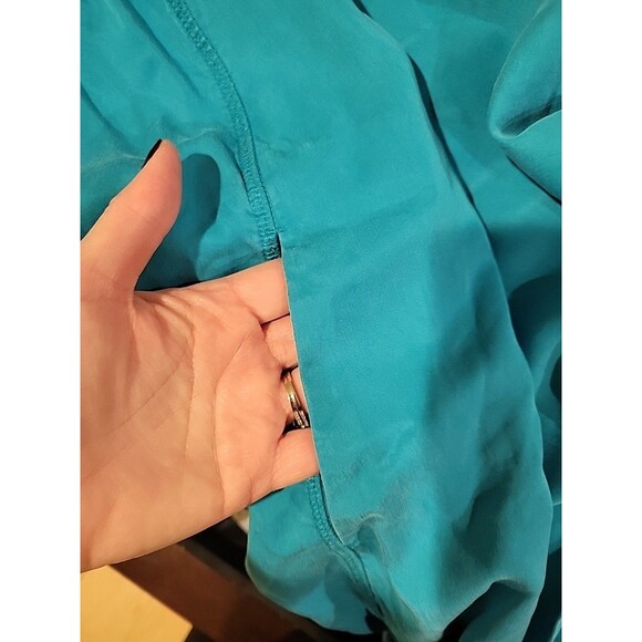 Vintage Lululemon Bliss Baby Doll Mini Dress Surge Blue Athletic Tennis Size 10 - Picture 6 of 6